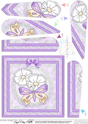 Fluttery Butterfly - Fan Pyramage Topper