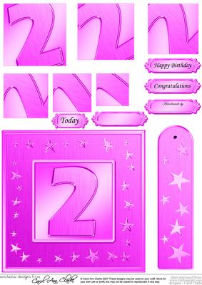 2nd Bright Metallic Age Quick Card with Twisted Pyramage