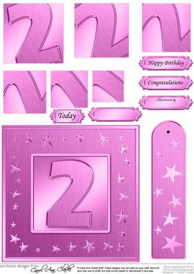 2nd Bright Metallic Age Quick Card with Twisted Pyramage