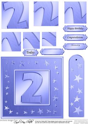 2nd Bright Metallic Age Quick Card with Twisted Pyramage