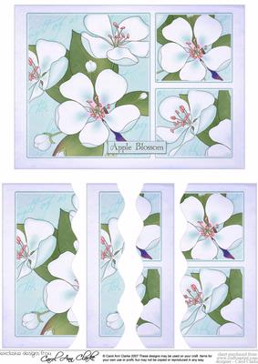 Apple Blossom Wavey Edged Side Stacker