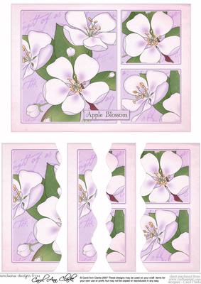 Apple Blossom Wavey Edged Side Stacker