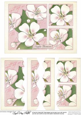 Apple Blossom Wavey Edged Side Stacker
