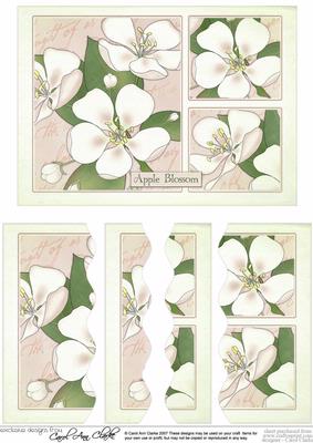 Apple Blossom Wavey Edged Side Stacker