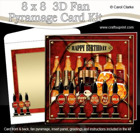 8 x 8 Birthday at the Pub Fan Pyramage Kit