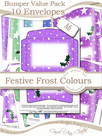 Bumper Value Pack of A6 Christmas Envelopes