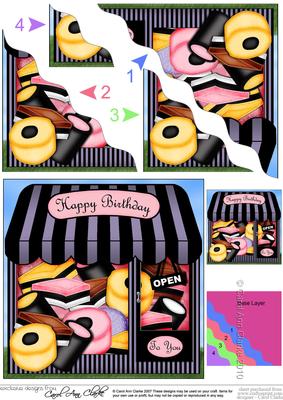 The Little Liquorice Allsorts Shop Wavy Corner Side Stacker