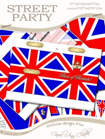 Uk Patriotic Street Party Kit