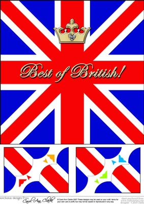 8 x 8 Best of British Scalloped Corner Topper
