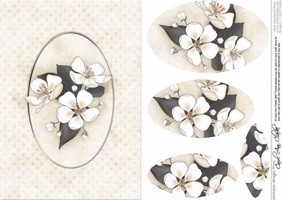 Apple Blossom Quick Card with Pyramage