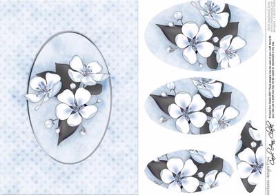 Apple Blossom Quick Card with Pyramage
