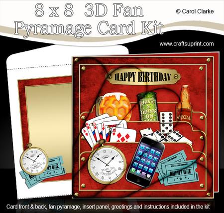 8 x 8 Just for Men Fan Pyramage Kit