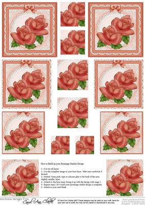 Just Roses Pyramage Sheet