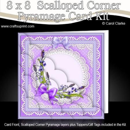 8 x 8 Bluebells Kit with Scalloped Corners