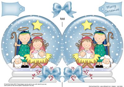 Nativity Xmas Snowglobe