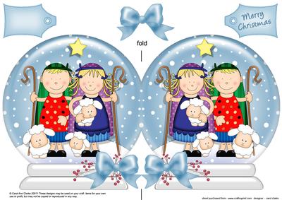 Nativity Xmas Snowglobe