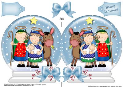 Nativity Xmas Snowglobe