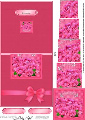 Birthday Roses No-hole Over the Edge N Spiral Pyramid