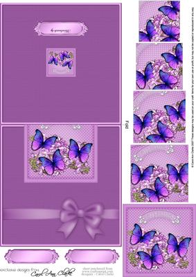 Birthday Butterflies No-hole Over the Edge N Spiral Pyramid