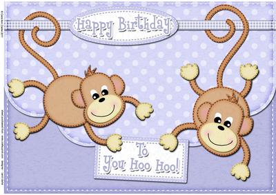 A4 Chunky Monkey Felties Envelope Edge