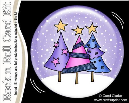 Unky Xmas Trees Snowglobe Rock N Roll Kit