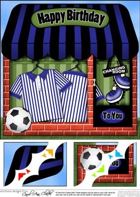 8 x 8 the Little Football Shop Topper