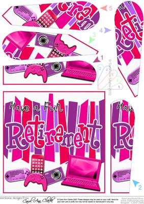 Retirement Gadgets Games N Gizmos Fan Pyramage Topper
