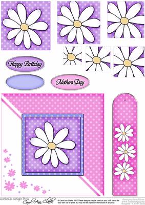 Daisy Quick Card with Pyramage