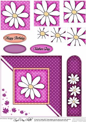 Daisy Quick Card with Pyramage