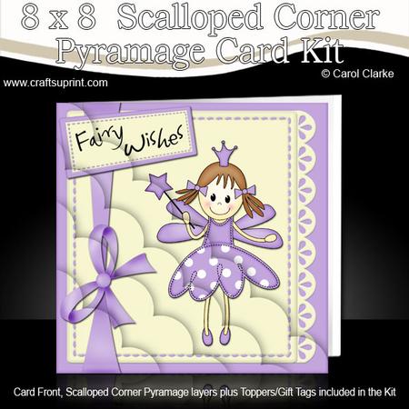 8 x 8 Fairy Twinkletoes and Lace Scalloped Corner Kit