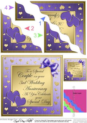 Special Couple 3rd Wedding Anniversary