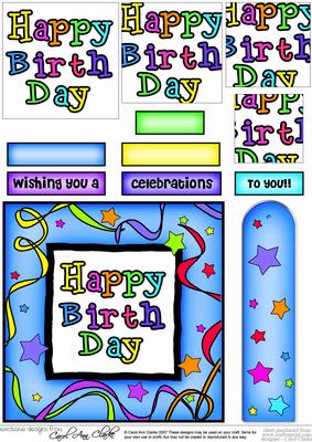 Happy Birthday Quick Card with Pyramage