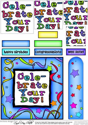 Celebrate Your Day Quick Card with Pyramage