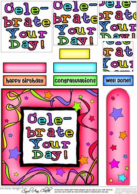 Celebrate Your Day Quick Card with Pyramage