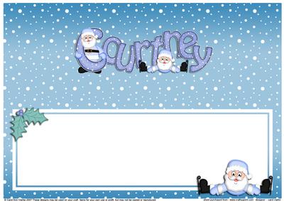 Xmas Courtney Matching Large Dl Insert