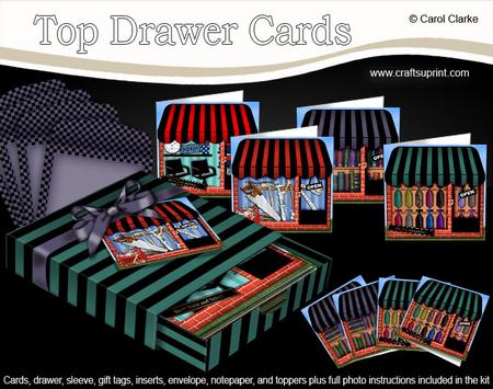 3D Top Drawer Men's Things Shops Notelet Cards Bumper Kit