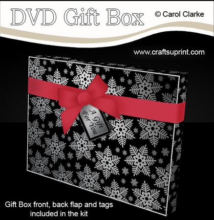 3D Xmas Snowflakes Dvd or Console Game Gift Box Mini Kit