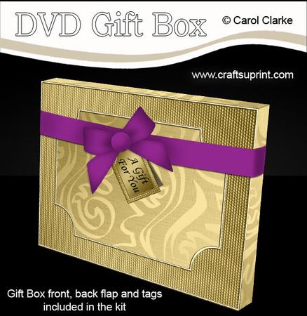 3D Metallic Dvd or Console Game Gift Box Mini Kit