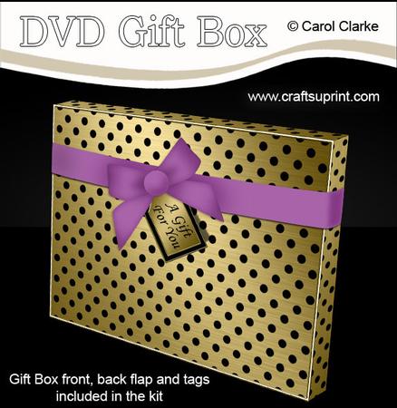 3D Polka Dot Dvd or Console Game Gift Box Mini Kit
