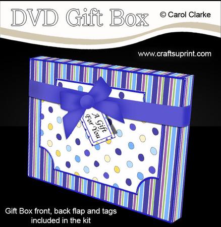 3D Spots N Stripes Dvd or Console Game Gift Box Mini Kit