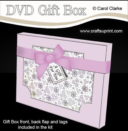3D Pretty Floral Dvd or Console Game Gift Box Mini Kit