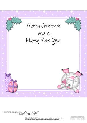 Xmas Oops Westie Dog Snowball Matching 8 x 8 Insert