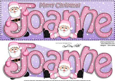 Xmas Large Dl Joanne Quick Card N 3D Decoupage
