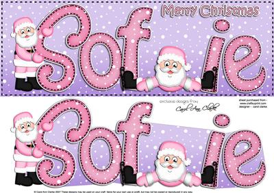 Xmas Large Dl Sofie Quick Card N 3D Decoupage