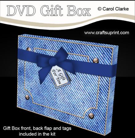 3D Denim Dvd or Console Game Gift Box Mini Kit