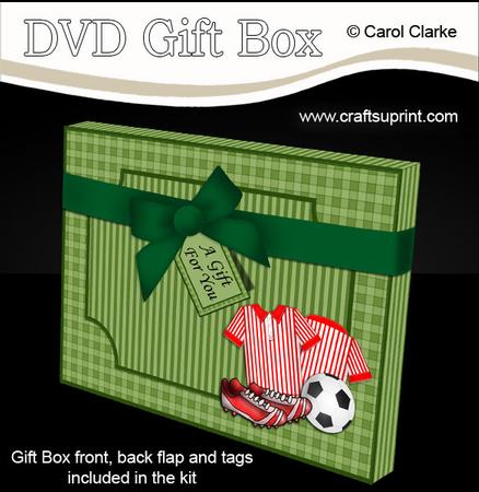3D Football Dvd or Console Game Gift Box Mini Kit