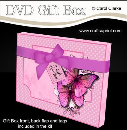 3D Butterflies Dvd or Console Game Gift Box Mini Kit