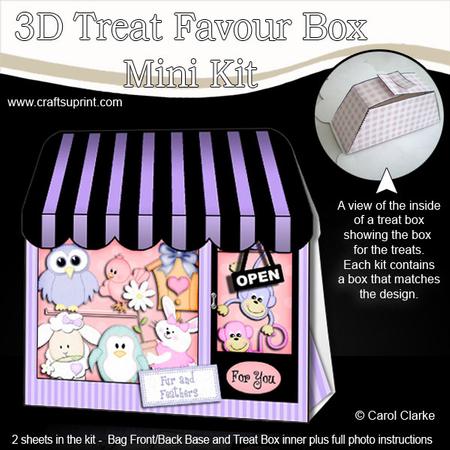 3D Little Pet Shop Treat or Favour Box Mini Kit