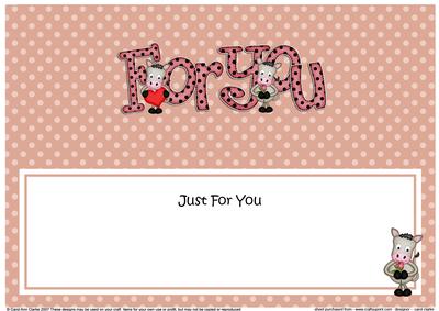 Gigi Horse Large Dl Just for You Matching Large Dl Insert