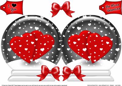 Valentines Love Globe